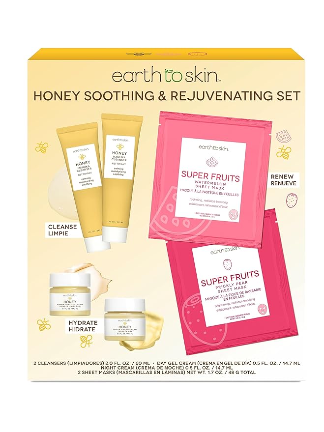 Earth To Skin Honey Soothing & Rejuvenating Set-VivaGrace Women
