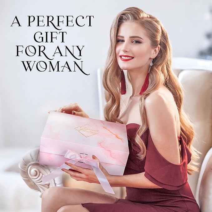 Luxury Spa Gift Set for Women - 9 Piece Self Care Package for Women, Birthday Gifts for Women - Full Size Spa Set with Plant-Based Superfoods, Minerals, & Vitamins - Gifts for Her Box-VivaGrace Women