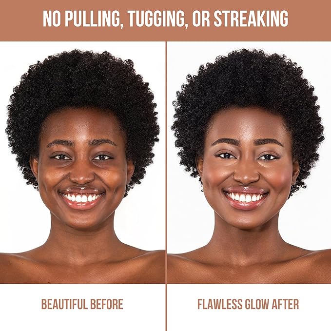 Glamazon Second to None Foundation Stick, Miss Mocha, Light-to-Full Coverage, Weightless Makeup With a Glowy Natural Finish-VivaGrace Women