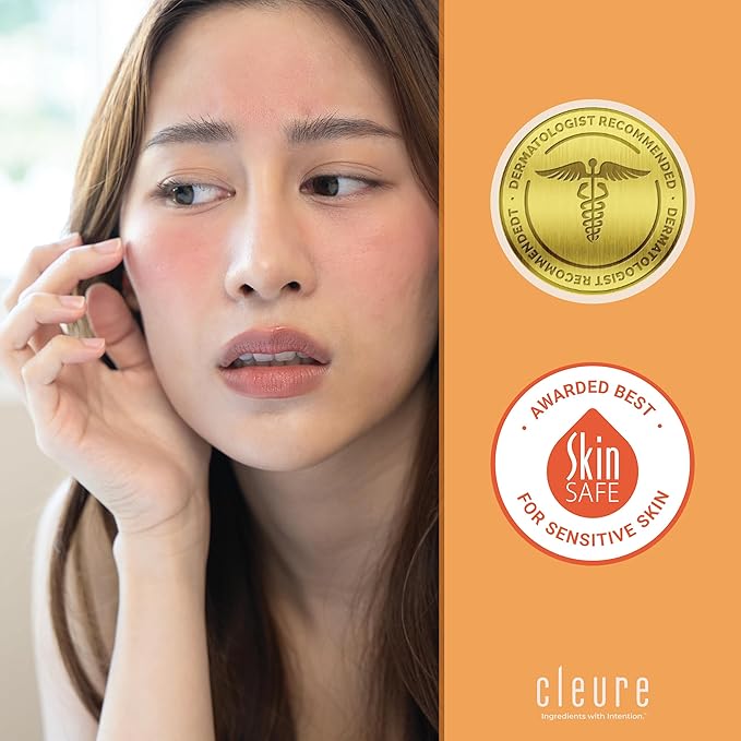 Cleure Alcohol Free Toner for Sensitive Skin - Balancing pH Toner for Face - Paraben, Salicylate, & Fragrance Free (8 oz, Pack of 1)-VivaGrace Women