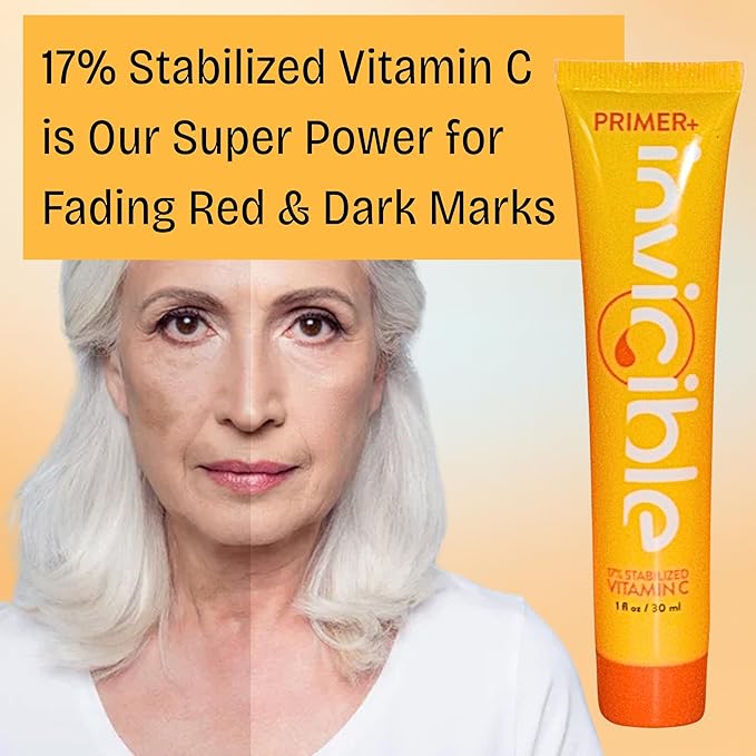 5 in 1 Primer For Face Before Makeup | 17% Vitamin C | All Day Grip | Dark Spot Corrector | Silky Matt Finish | Chemical Free | Vegan | All Skin Types | Made in America | 1fl oz-VivaGrace Women