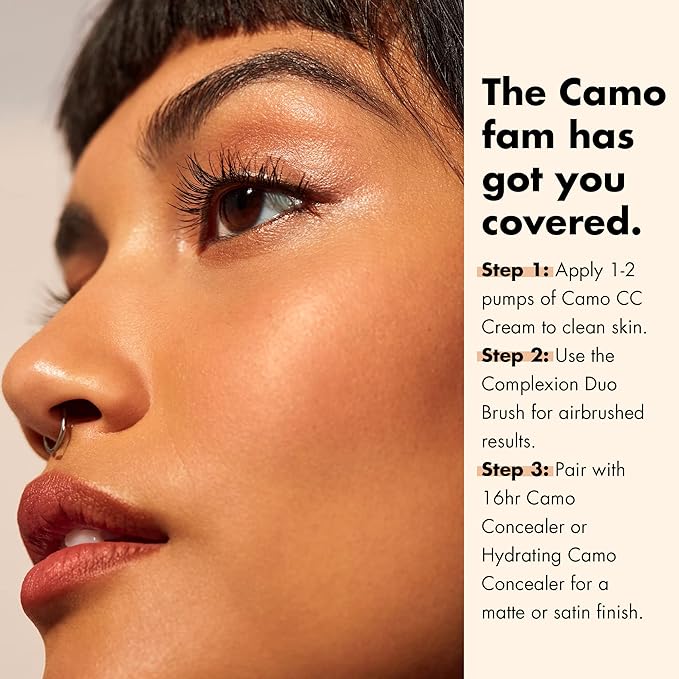e.l.f. Camo CC Cream, Color Correcting Medium-To-Full Coverage Foundation with SPF 30, Medium 375 N, 1.05 Oz (30g)-VivaGrace Women