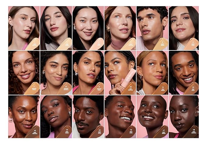 e.l.f. Halo Glow Skin Tint SPF 50, Tinted Moisturizer For Light, Buildable Coverage, Creates A Natural Glow, Vegan & Cruelty-Free, 6 Light Cool-VivaGrace Women