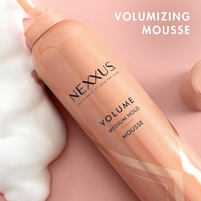 Nexxus Medium Hold Mousse Volume for a Light, Flexible Hold, with StyleProtect Technology 10.6 oz-VivaGrace Women