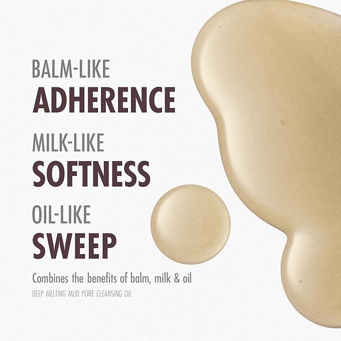 Deep Melting Mud Pore Cleansing Oil - Gentle Make Up Facial Oil Cleanser with Boryeong Mud, Sunflower Seed & 7 Fermented Oils - Vegan & Non-Comedogenic Korean Skincare (6.76 fl oz)-VivaGrace Women