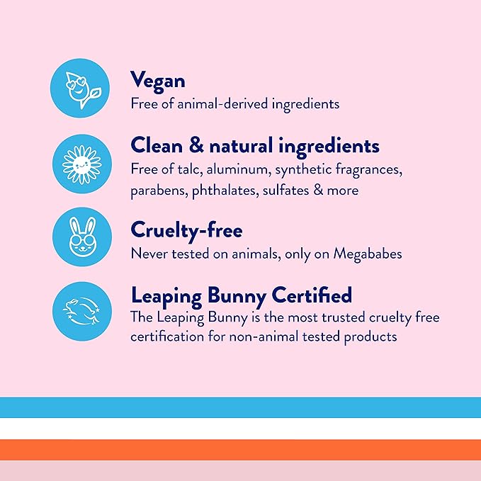 Megababe Sweat Absorbing Body Powder - Bust Dust, with Applicator Pump, Talc-Free, All Natural, 3 oz-VivaGrace Women