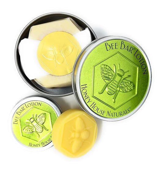 Bee Bar Honey House Naturals Duo – Citrus – Small .6 ounce & Large 2 ounce (Citrus)-VivaGrace Women