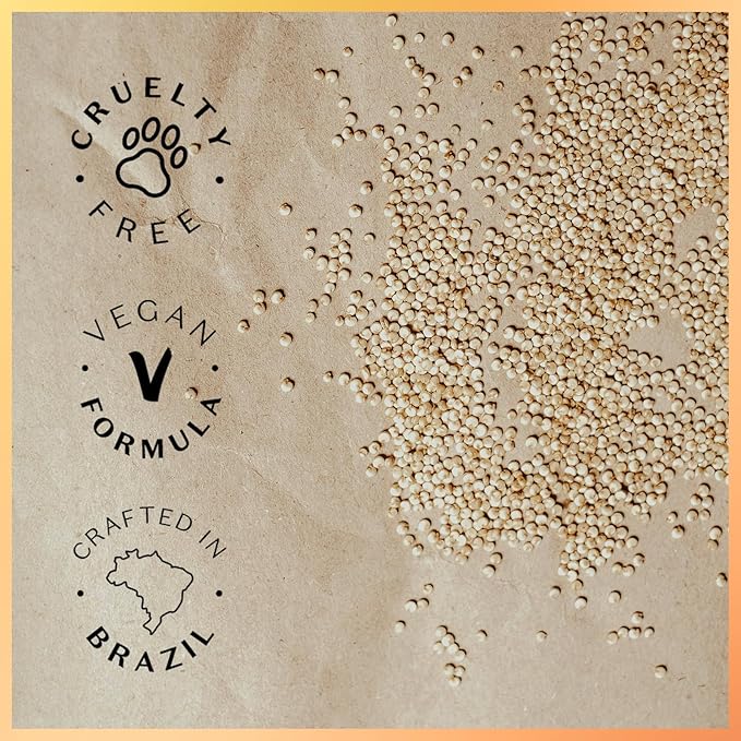 Nativa SPA by O Boticário Quinoa Sugar Body Scrub, Gentle Exfoliation & Skin Firmness Foot & Body Scrub, 7 Ounce-VivaGrace Women