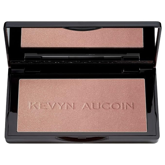 Kevyn Aucoin The Neo-Bronzer, Sunrise Light: 3 in 1 makeup palette. Highlighter, blush & bronzer in one smooth gradient makeup compact. Shimmer & matte in light, medium & deep. Sun-kissed to bronzed.-VivaGrace Women