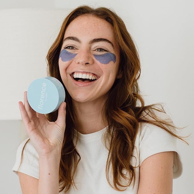 florence by mills Surfing Under the Eyes Hydrating Under Eye Treatment Gel Pads, 30 Count/ 15 Pairs, 15 Pairs-VivaGrace Women