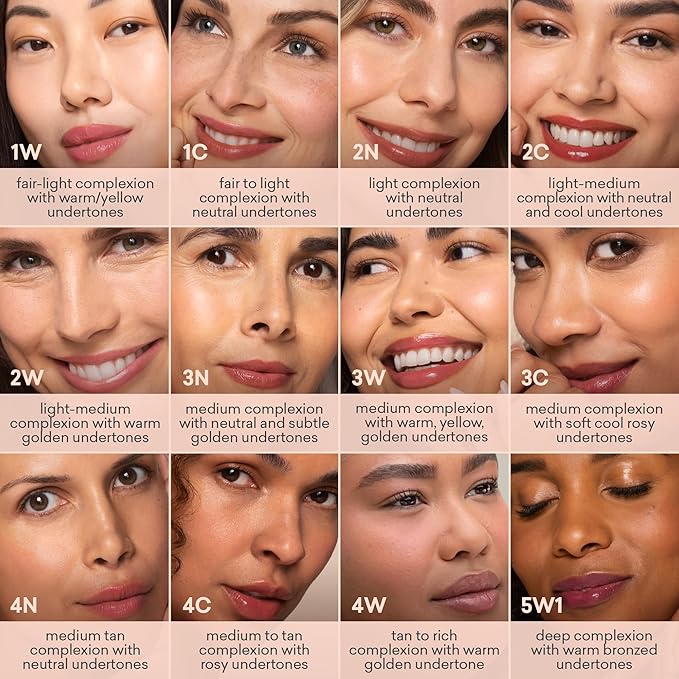 Toty by Sofia Vergara - Ilumina CC Creamy Compact SPF 50+ Mineral Broad Spectrum Sunscreen for Face - Tinted Blurring Balm SPF- Matte, Light Coverage - Water & Sweat Resistant - All Skin Types - 4N