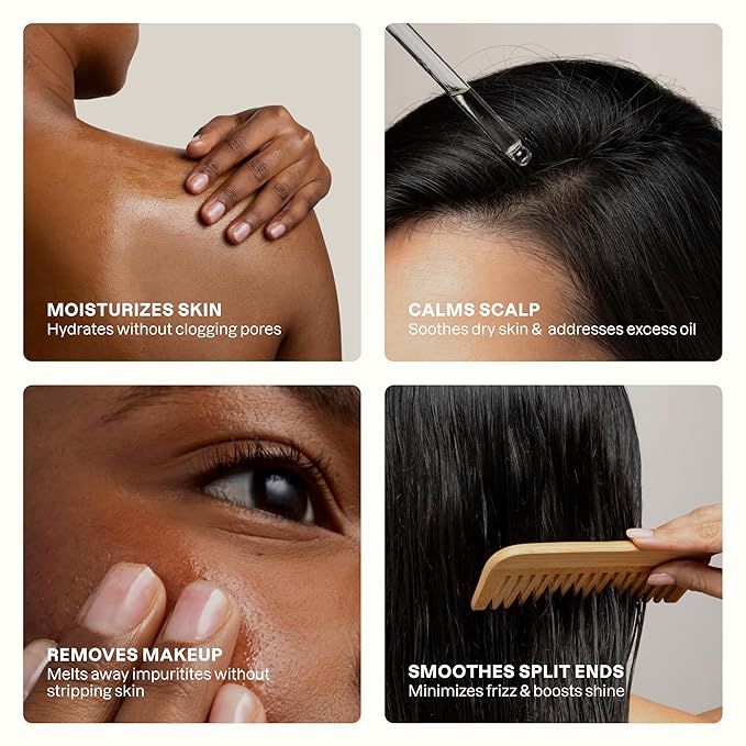 Cliganic Organic Jojoba Oil, 100% Pure (2oz) | Natural Cold Pressed Unrefined Hexane Free Oil for Hair & Face | Base Carrier (Packaging May Vary)-VivaGrace Women