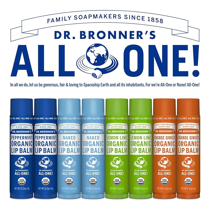 Dr. Bronners Lemon Lime Lip Balm, 4 GR-VivaGrace Women