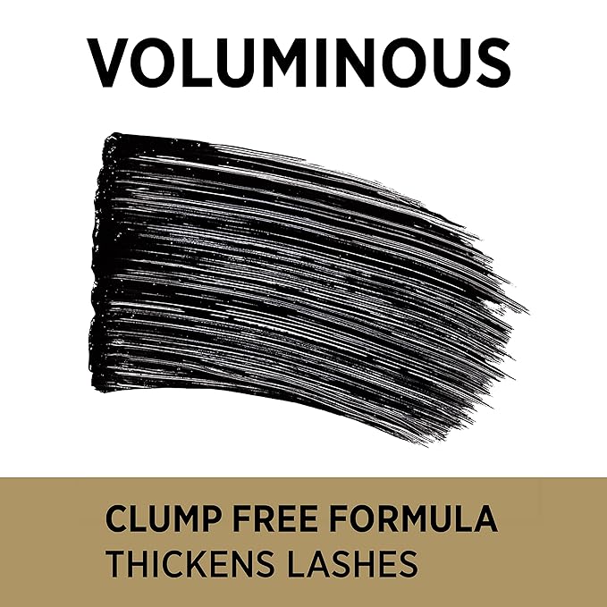 L’Oréal Paris Original Voluminous Mascara Makeup Set, Includes Building Volume and Length Mascara and Infallible Eyeliner, Blackest Black, 1 Kit