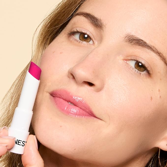 Honest Beauty Tinted Lip Balm | Antioxidant-rich Acai Extracts + Avocado Oil | EWG Certified, Vegan, Cruelty Free | Dragon Fruit-VivaGrace Women