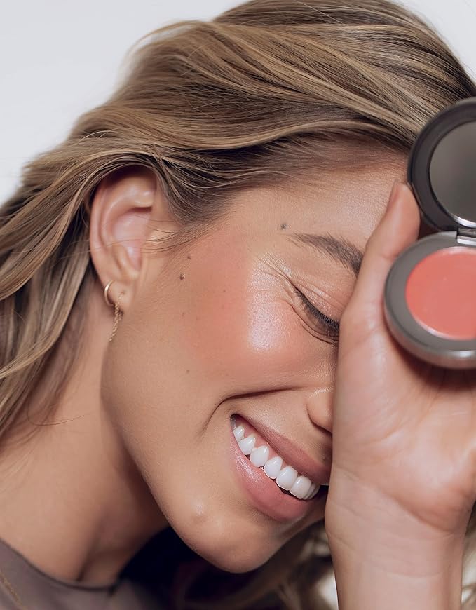 RÓEN - Cheeky Cream Blush | Vegan, Cruelty-Free, Clean Makeup (Pink Dusk)-VivaGrace Women