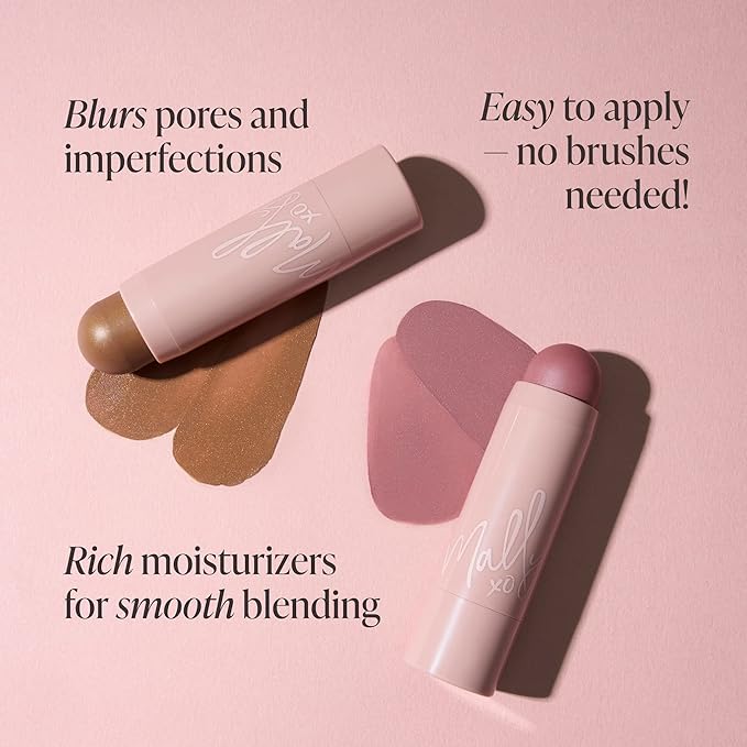 Mally Beauty Shimmer, Shape & Glow Plus Face Defining Stick, Hint Of Mauve-VivaGrace Women