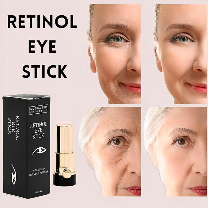Advanced Retinol Eye Stick Balm - Hydrating Under Eye Stick Brightening Eye Cream with Peptides for Fine Lines, Wrinkles, Dark Circles & Puffiness - Unscented Anti Aging Eye Cream for Women & Men-VivaGrace Women