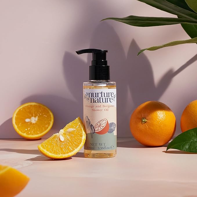 Nurture by Nature's MOMENT FOR MAMA Gift Set, Lavender Pillow Mist, Spa Gift Baskets for Women, 6 Pcs Per Bath Set, Mom Spa Gift Set, Relaxation Kit, Body butter, Shower Oil, Essential Oil Roll on-VivaGrace Women