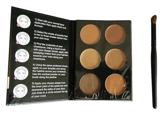 Cameo Contour Palette and Brush Set II-VivaGrace Women