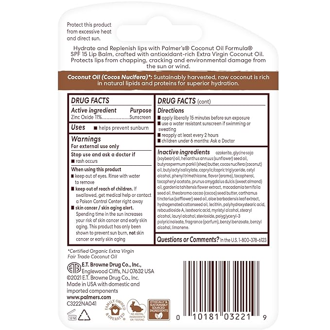 Blistex Medicated Lip Balm, 0.15 Ounce, 3 Count (Pack of 1) Prevent Dryness & Chapping & Palmer's Coconut Oil Formula Lip Balm Duo, All-Day Moisturization, Lip Balm Easter Basket Stuffers-VivaGrace Women