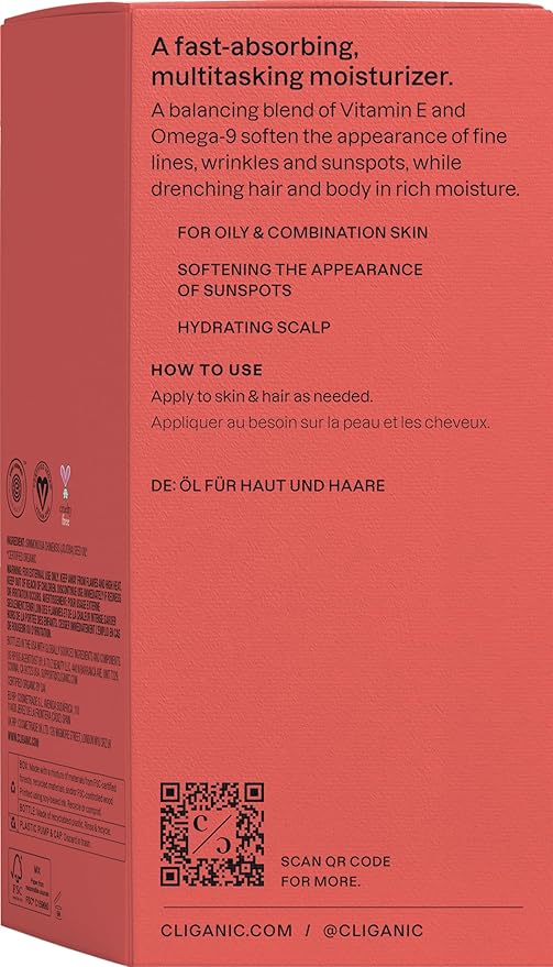 Cliganic Organic Jojoba Oil 16 oz, 100% Pure | Bulk, Natural Cold Pressed Unrefined Hexane Free for Hair & Face | Base Carrier Oil-VivaGrace Women