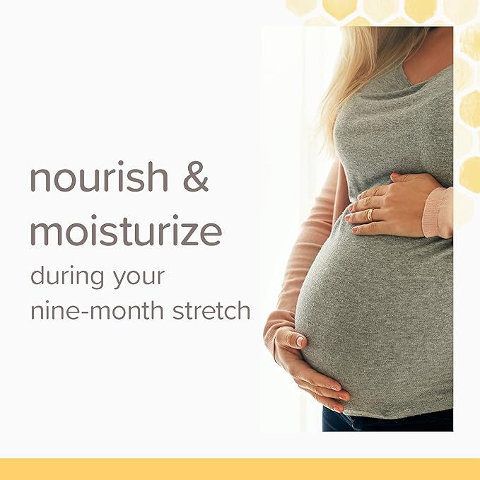 Burt's Bees Mama Belly Butter Stretch Mark Cream for Pregnancy Massages Body & Reduces Scar Appearance, Prenatal & Postnatal Tummy Skin Care, Shea Butter & Vitamin E Rich Formula, 6.5 Oz (Pack of 3)-VivaGrace Women