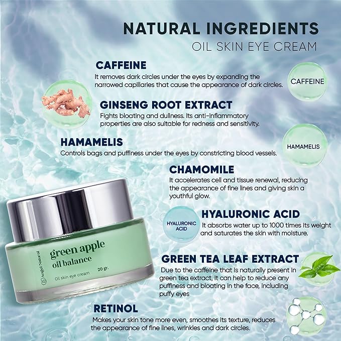 Retinol Eye Cream for Dark Circles & Puffiness, Reduce Fine Lines and Wrinkles, Dark Circle Under Eye Treatment Cream, 1% Caffeine, 2% Retinol, Korean Skin Care, 0.7 Fl Oz-VivaGrace Women