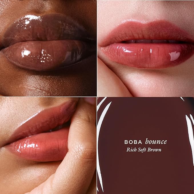 EADEM Le Chouchou Lip Softening Balm, Lip Gloss for Women, Lip Plumper & Lip Mask, Overnight Hydrating & Moisturizing Luxury Lip Balm, 0.5 oz, Boba Bounce-VivaGrace Women