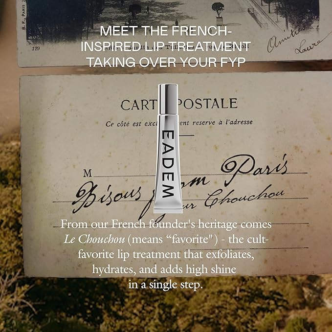 EADEM Le Chouchou Lip Softening Balm, Lip Gloss for Women, Lip Plumper & Lip Mask, Overnight Hydrating & Moisturizing Luxury Lip Balm, 0.5 oz, Fig Sauce-VivaGrace Women