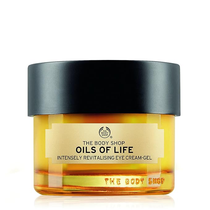 The Body Shop Oils of Life Intensely Revitalising Eye Cream Gel, 0.69 oz.-VivaGrace Women