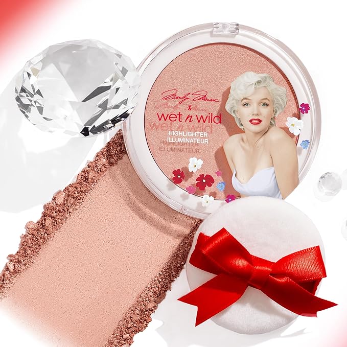 wet n wild Marilyn Monroe Collection Icon Highlighter - Peachy Pink-VivaGrace Women