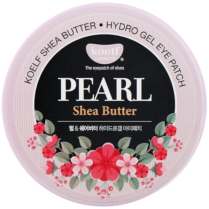 Koelf Pearl Shea Butter Hydrogel Eye Patch, 60 Patches-VivaGrace Women