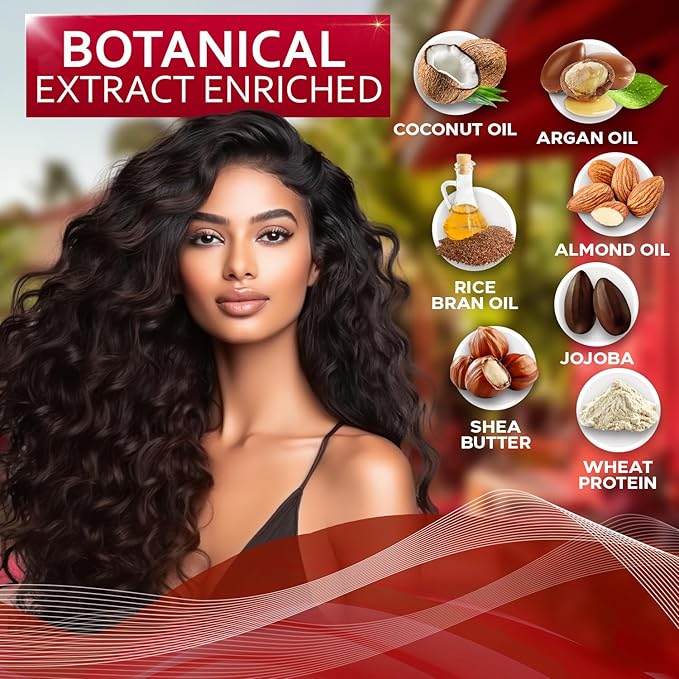 Leave in Conditioner for Curly Hair - Frizz Control for Women and Men - Restores Dry, Damaged and Wavy Hair - Detangler Cream and Sulfate Free Anti Static Moisturizer Treatment with Shea Butter-VivaGrace Women