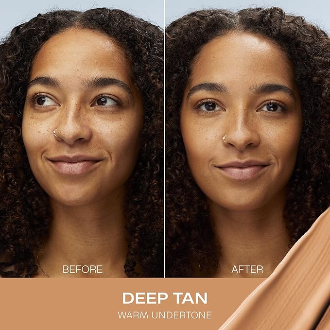 Lumene Color Correcting CC Cream - Lightweight Foundation - Medium Coverage - Redness Reducing Face Makeup for Glowing Complexion - Vegan Formula + Suitable for All Skin Types - Deep Tan (1 fl oz)-VivaGrace Women