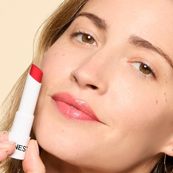 Honest Beauty Tinted Lip Balm | Antioxidant-rich Acai Extracts + Avocado Oil | EWG Certified, Vegan, Cruelty Free | Blood Orange-VivaGrace Women