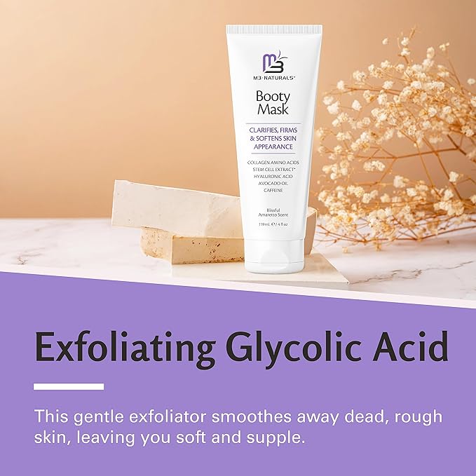 Moisturizing Butt Mask for Women - Butt Firming Mask and Caffeine Cellulite Cream for Thighs and Buttocks with Collagen - Clarifying Butt Firming Cream for Cellulite KP and Dry Skin by M3 Naturals-VivaGrace Women