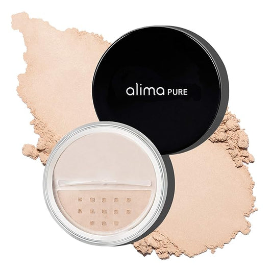 Alima Pure Matte Foundation Loose Mineral Powder Foundation Makeup, Loose Powder Makeup Oil Free Talc Free Powder, Natural Makeup Mineral Foundation Full Coverage Natural Foundation Powder .15 oz/4.5g-VivaGrace Women