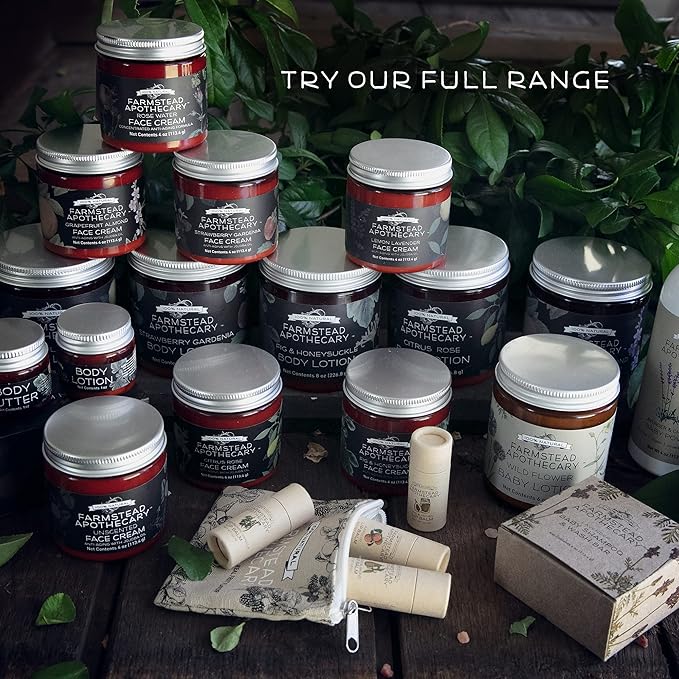 Farmstead Apothecary, Lip Balm Apricot, 0.25 Ounce-VivaGrace Women