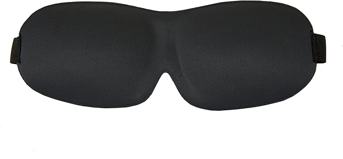 Travelon Eye Mask, Black, 8 x 3-VivaGrace Women