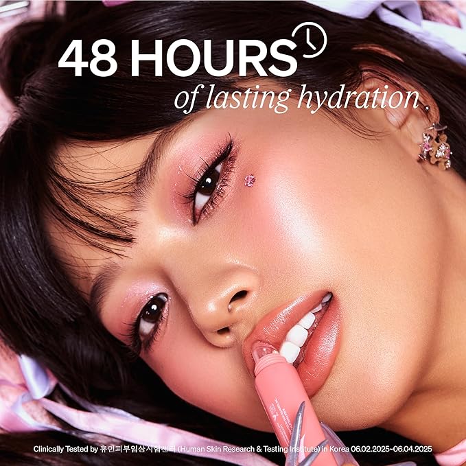 LipLock Jelly Serum for Dry Lips, Long-Lasting, Hydrating, Plumping, Glossy Mask with Rose PDRN, Carrot Collagen, Pillow Peptide, Moisturizing Tinted Lip Balm. (Peach Muse)-VivaGrace Women