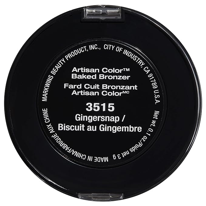 Black Radiance Artisan Color Baked Bronzer, Gingersnap, 0.1 Ounce (Pack of 3)-VivaGrace Women