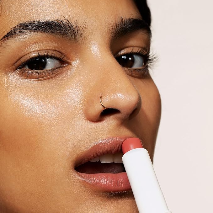 Melixir Vegan Lip Butter #05 Dewy Rose(+11 more colors), Deep Nourishing Tinted Lip Balm for Dry Lips, Bee-Free, Petrolatum-Free, Plant-Based, Hydrating for Cracked and Chapped Lips, Travel Essentials-VivaGrace Women