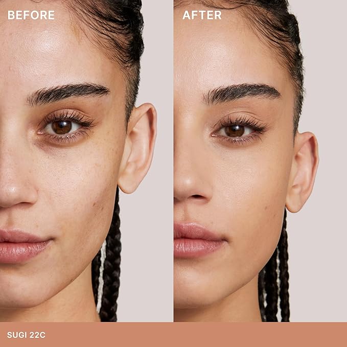 ILIA - Skin Rewind Complexion Stick - Foundation + Concealer + Skincare | Non-Toxic, Vegan, Cruelty-Free, Clean Makeup (22C - Sugi, 0.35 oz | 10 g)-VivaGrace Women