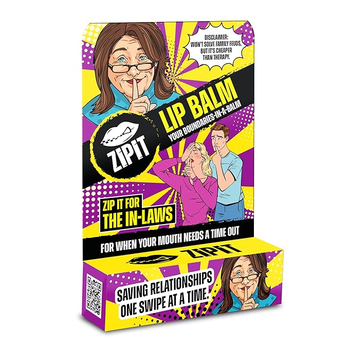 Zip It For In-Laws Lip Balm - Saving Relationships One Swipe At A Time-VivaGrace Women