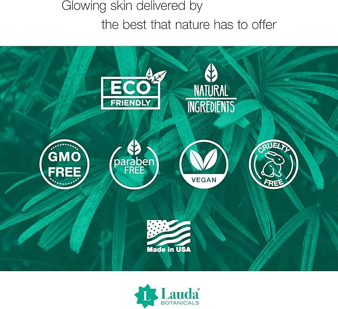 LAUDA BOTANICALS Vitamin C Facial Toner Spray, Hydrating Skin Balancing, Refreshing Pore Minimizer with Organic Witch Hazel, Aloe Vera, Anti Aging Antioxidants for Combination & Oily Skin, 4 Oz-VivaGrace Women