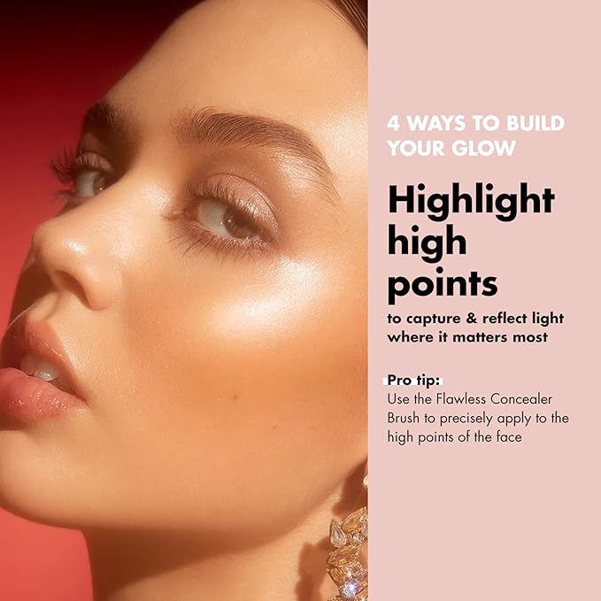 e.l.f. Halo Glow Liquid Filter, Complexion Booster For A Glowing, Soft-Focus Look, Infused With Hyaluronic Acid, Vegan & Cruelty-Free, 5 Medium/Tan-VivaGrace Women