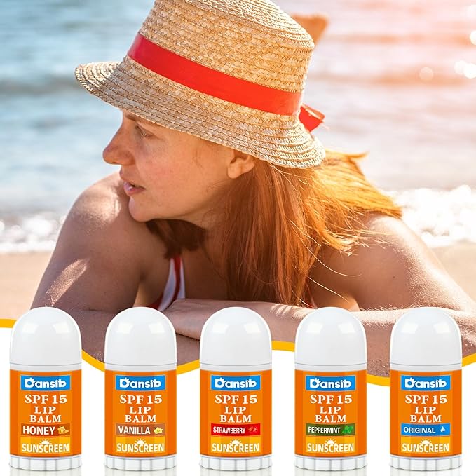 75 Pcs Mini Sunscreen Lip Balms Bulk SPF 15 Lip Balm Sticks Lip Balm Favors with Sunscreen Employee Staff Appreciation Gifts Bulk Team Coworkers Christmas Gifts for Outdoor Travel Beach-VivaGrace Women