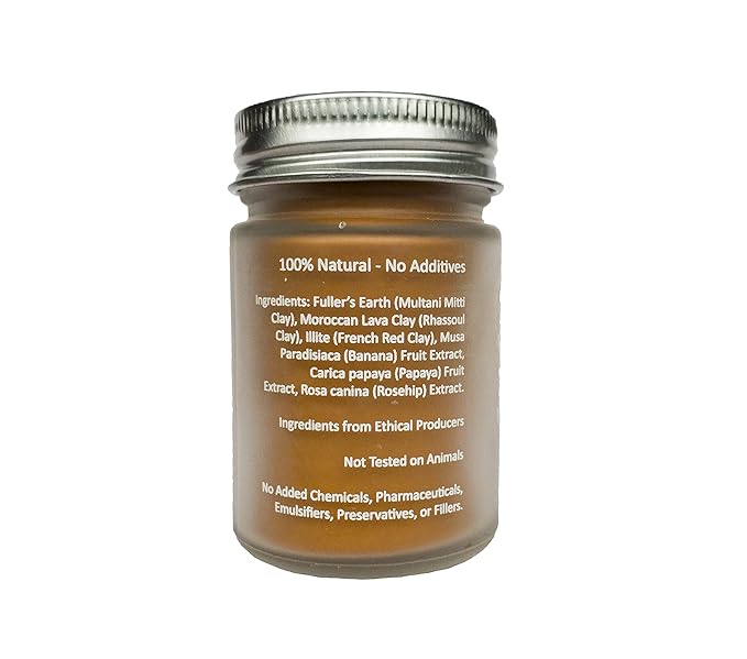 100% Natural Vitamin A Clay Mask 120g All Clay & No Water-VivaGrace Women