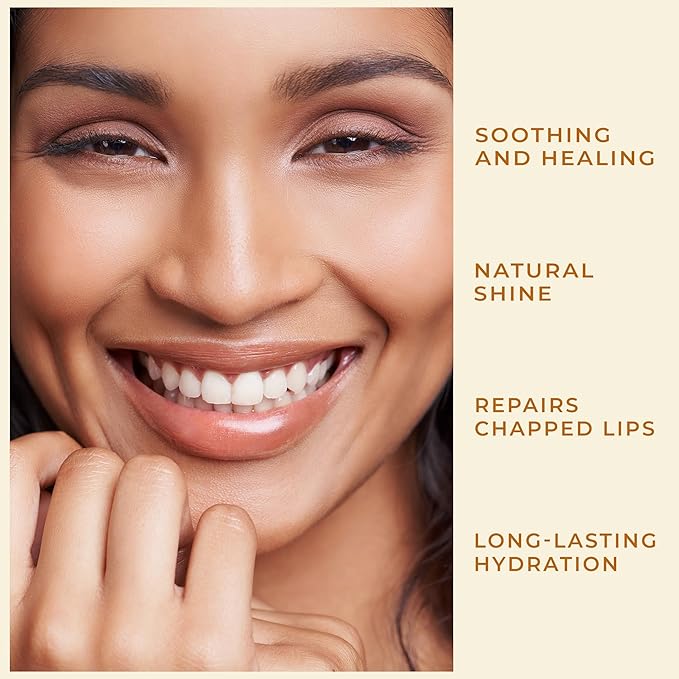 Pineapple Melon Lip Balm Hydrating & Nourishing Lip Moisturizer with Squalane, Castor Oil, Castor Oil, and Vitamin E, Smooth Application, Lip Care, Barrier Protection, Non-Waxy, Refreshing Scent-VivaGrace Women